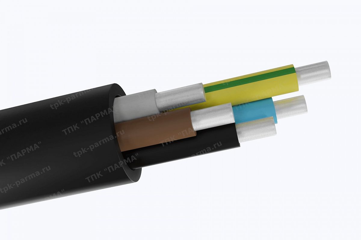 Фотография провода Кабель АВВГнг(A)-LS-ХЛ 5х10 - 1кВ