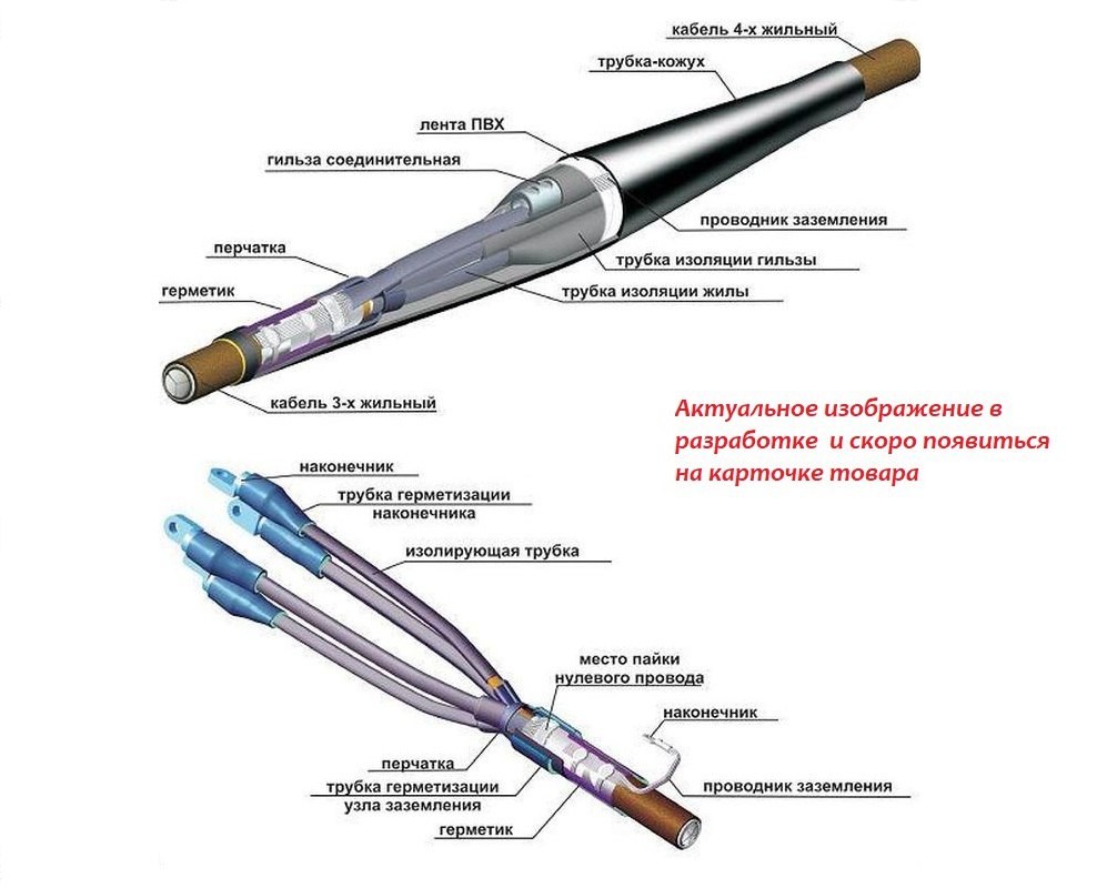 Муфты кабельные 5 ПКВТпб 1 (70-120) М