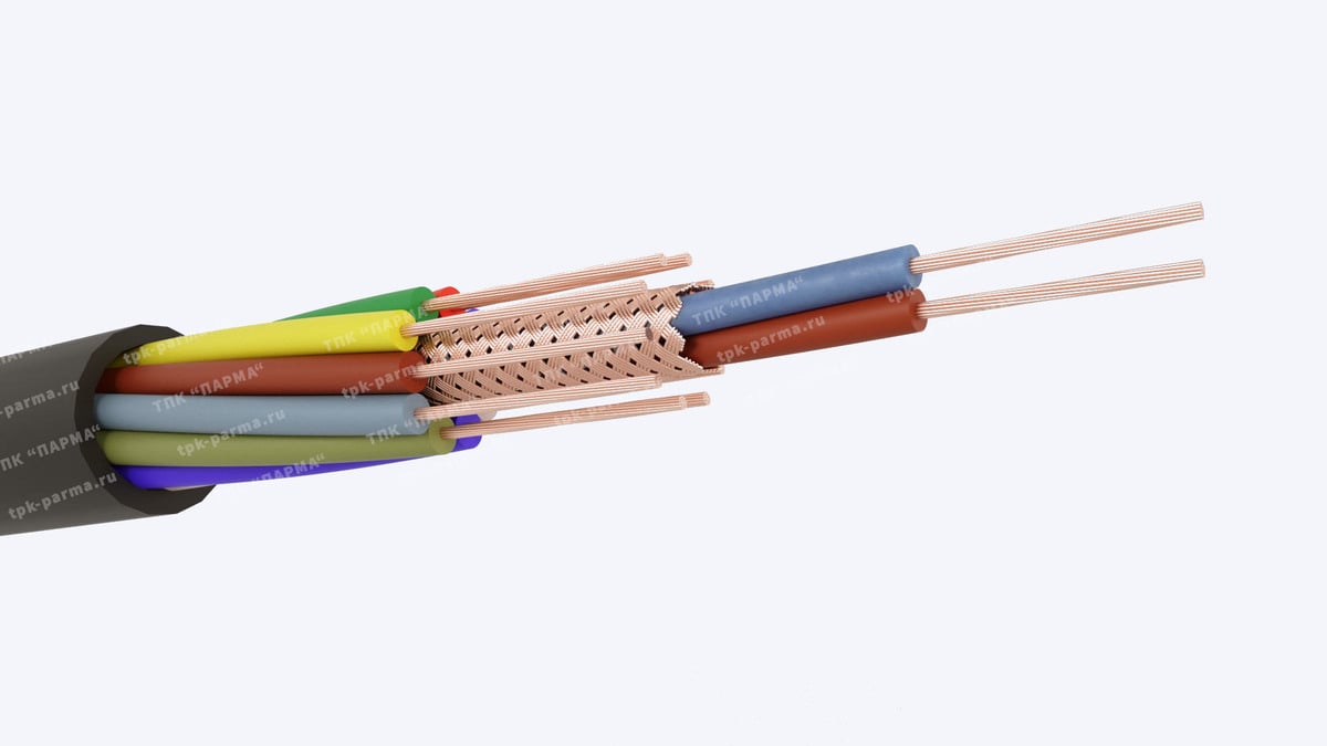 Фотография провода Кабель ШМВ 1х2х0,12+10х0,12