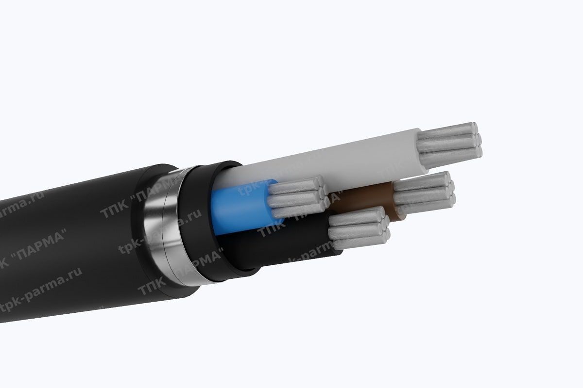 Фотография провода Кабель АПвБШвнг(B) 4х16 - 1кВ