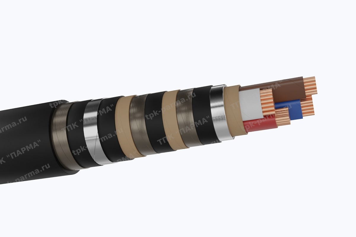 Кабель СБ2лШв 3х50 - 1кВ