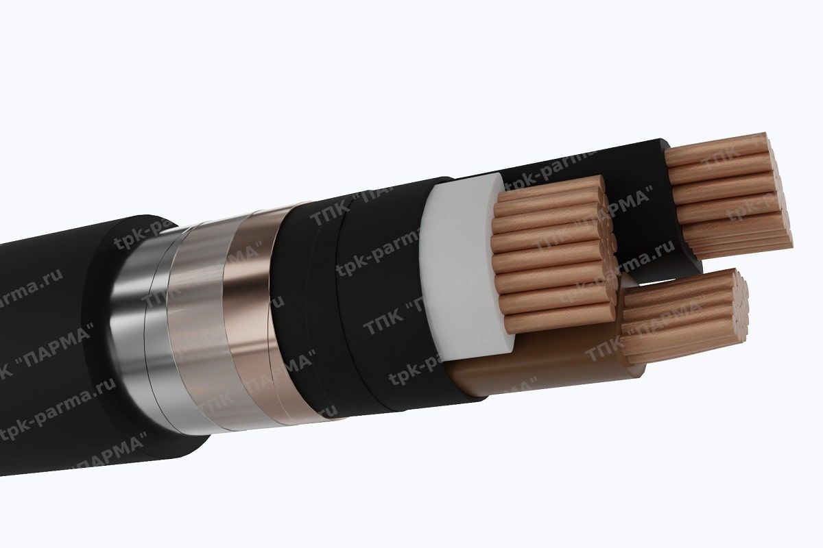 Фотография провода Кабель ПвБПнг(A)-HF 3х185/25 - 10кВ